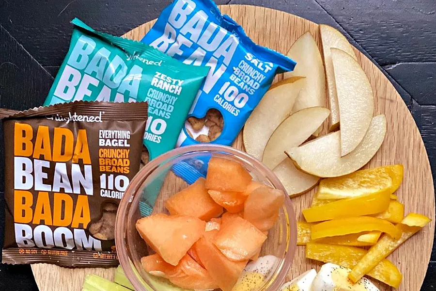 Snack tray ideas perfect for kids noshing at home all day | Tray idea via Didn't I Just Feed Your | More: coolmomeats.com