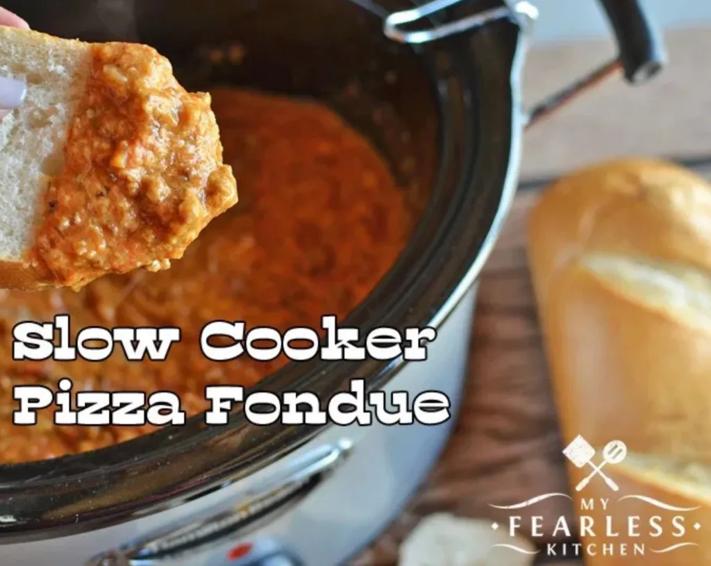 Slow Cooker Pizza Fondue from My Fearless Kitchen