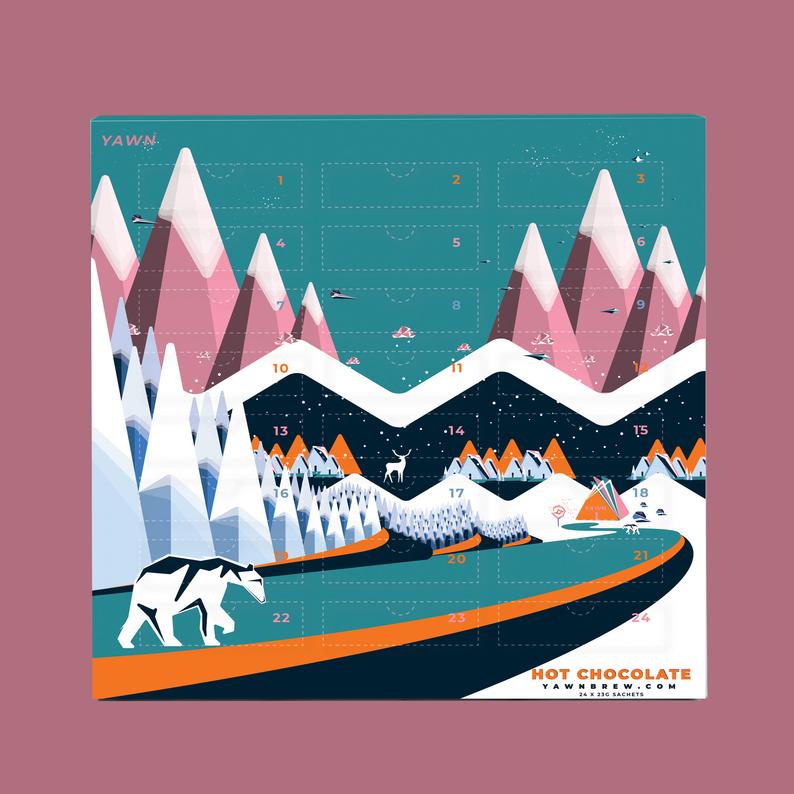 Best food Advent calendars of 2020: Alpine-design, hot chocolate Advent Calendar from Tea Revv Best food Advent calendars of 2020: Alpine-design, hot chocolate Advent Calendar from Tea Revv