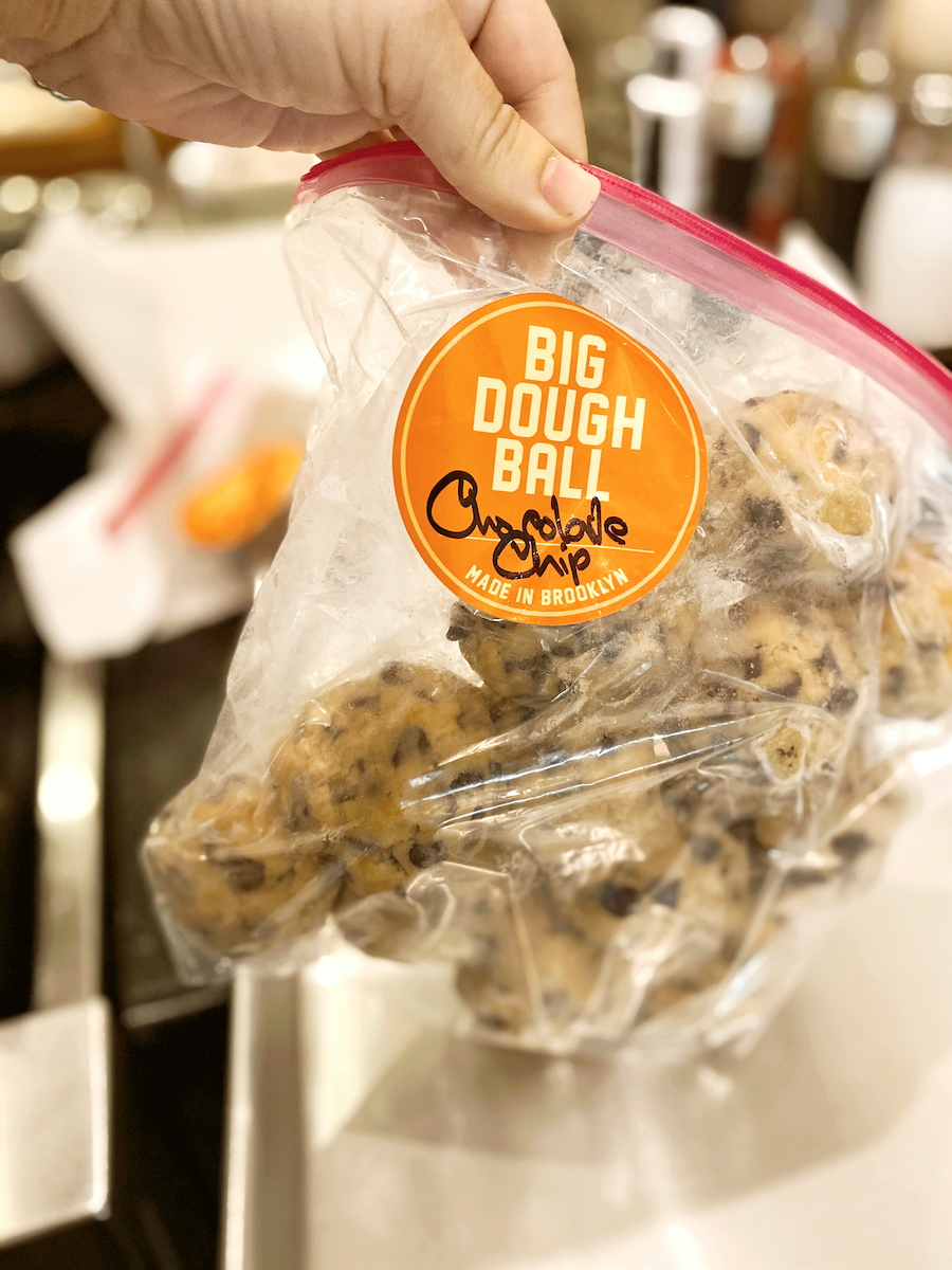 The best frozen cookie dough: Homemade bags of deliciousness from Big Dough Ball. Purchases are donating to great causes too, if you order soon!