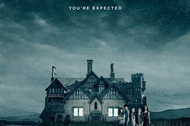 Haunting of Hill House Halloween dinner theme: The promo material from Netflix makes perfect place cards and invitations!