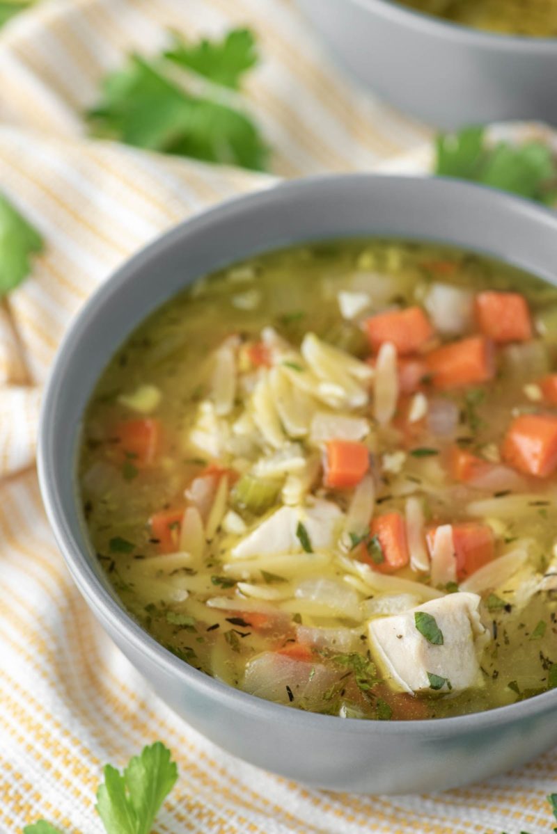 5 Immune boosting dinners: Lemon Chicken Orzo Soup at Chisel & Fork