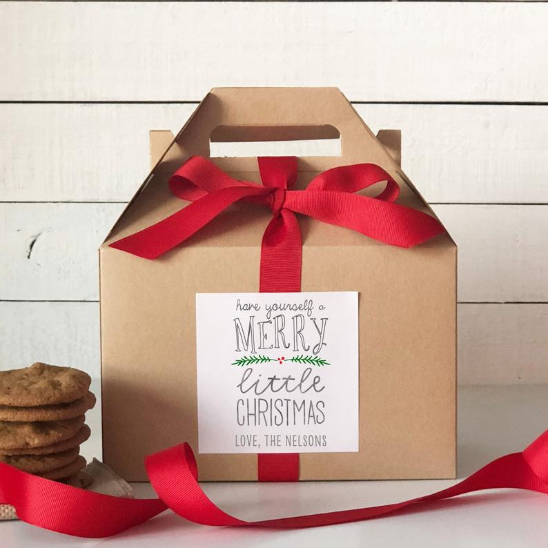 The Favor Box's sturdy personalized cookie box is perfect for an entire batch of cookies