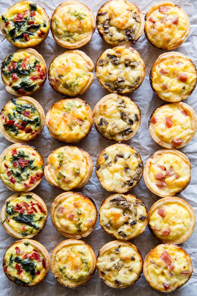 Sidesgiving recipes: Mini Quiche four ways at Culinary Hill