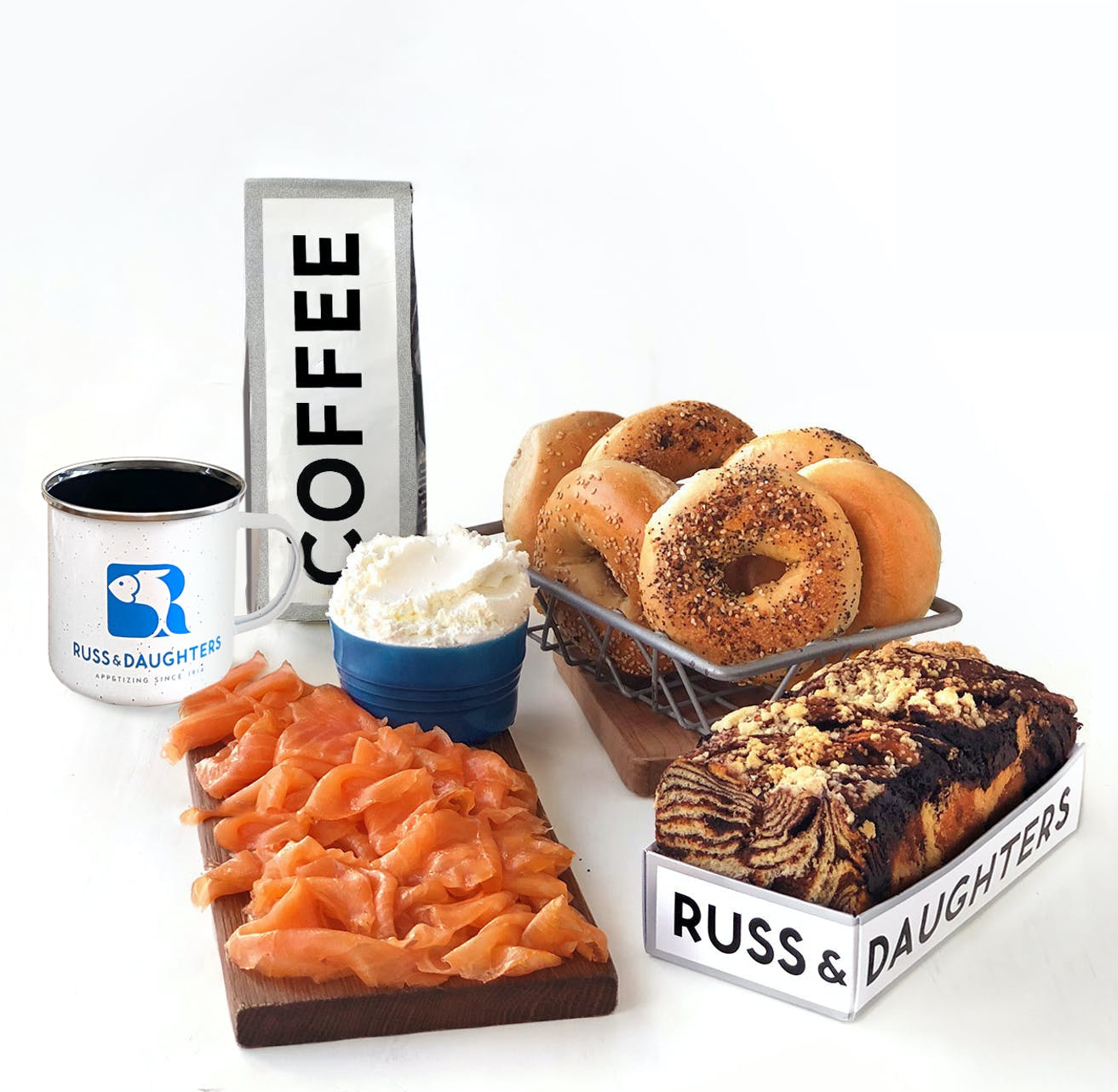 Favorite NYC food gifts: Brunch basket from Russ & Daughters