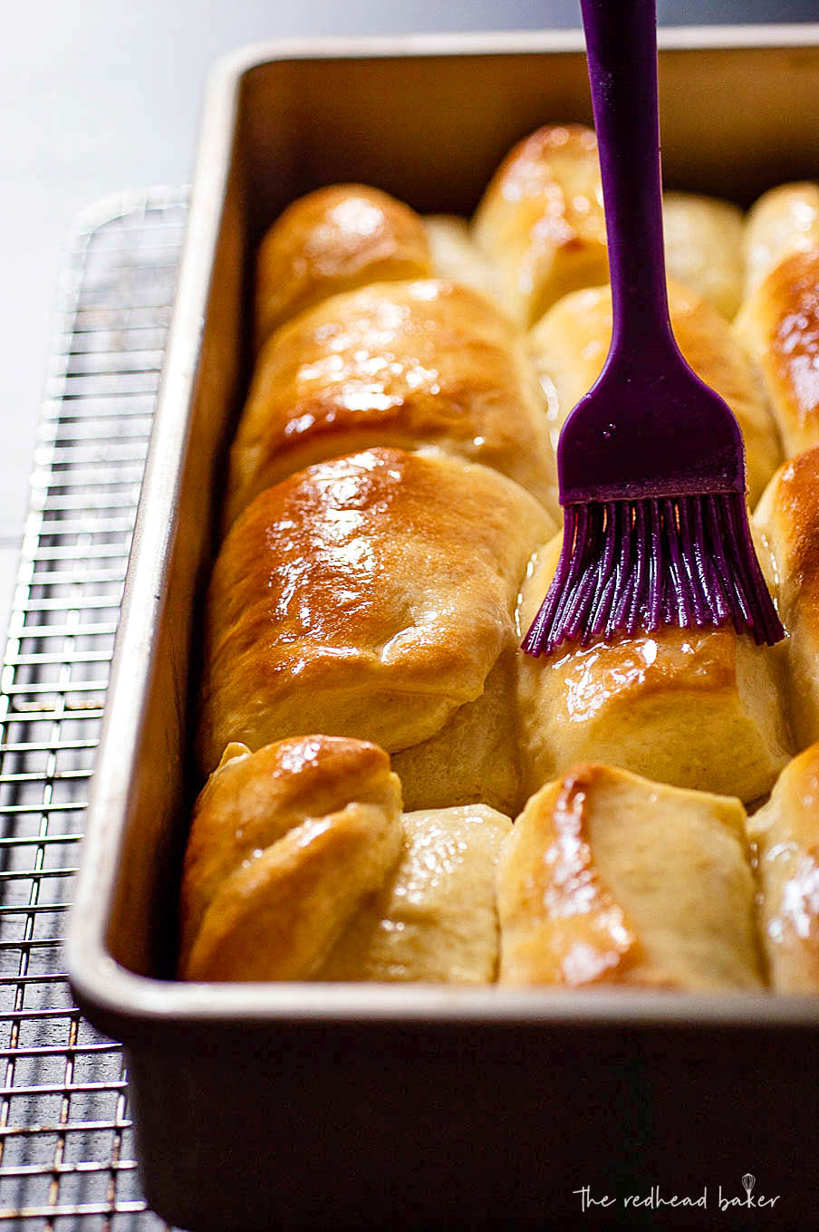 Sidesgiving recipes: Parker House Rolls at The Redheaded Baker
