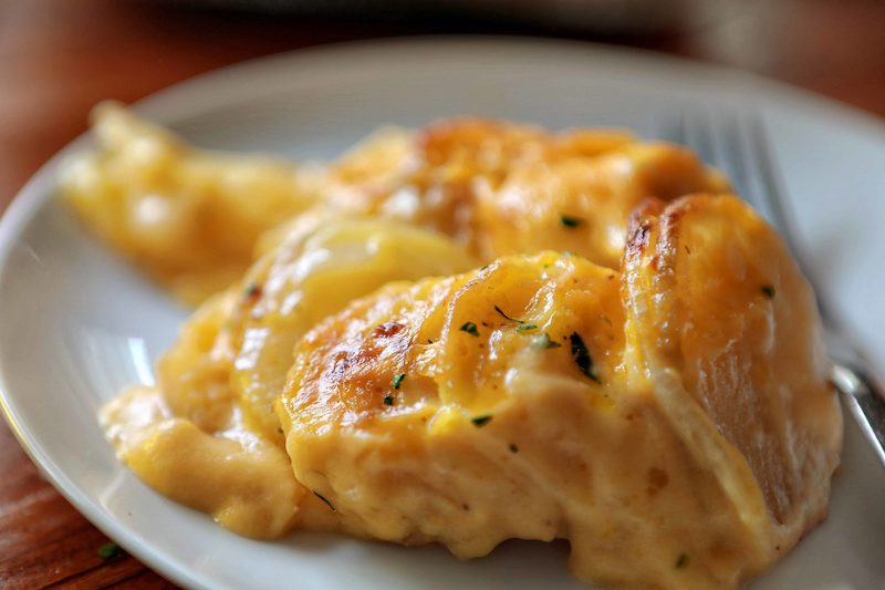 Sidesgiving recipes: Scalloped Potatoes at I Am Baker
