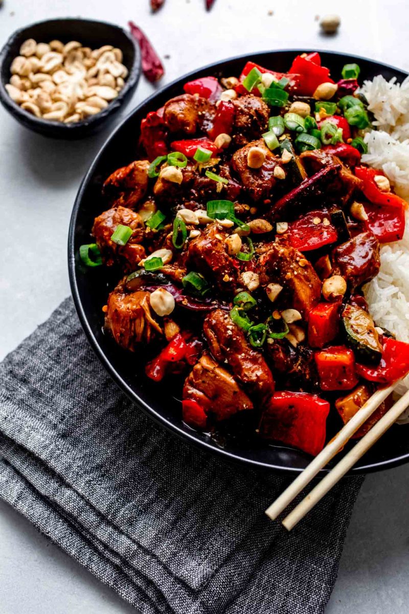 Budget slow cooker dinners under $10: Kung Pao Chicken at Platings and Pairings
