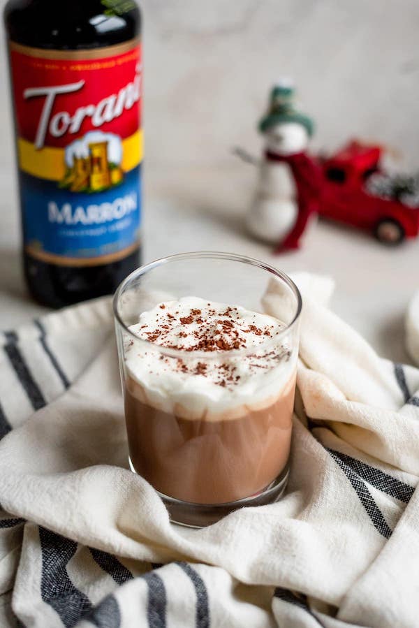 Try this Chocolate Chestnut cocktail this holiday with the recipe from A Cookie Named Desire