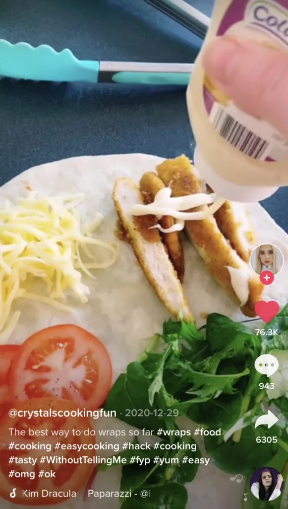 The original chicken folded TikTok sandwich hack from Crystal's Cooking Fun The original chicken folded TikTok sandwich hack from Crystal's Cooking Fun