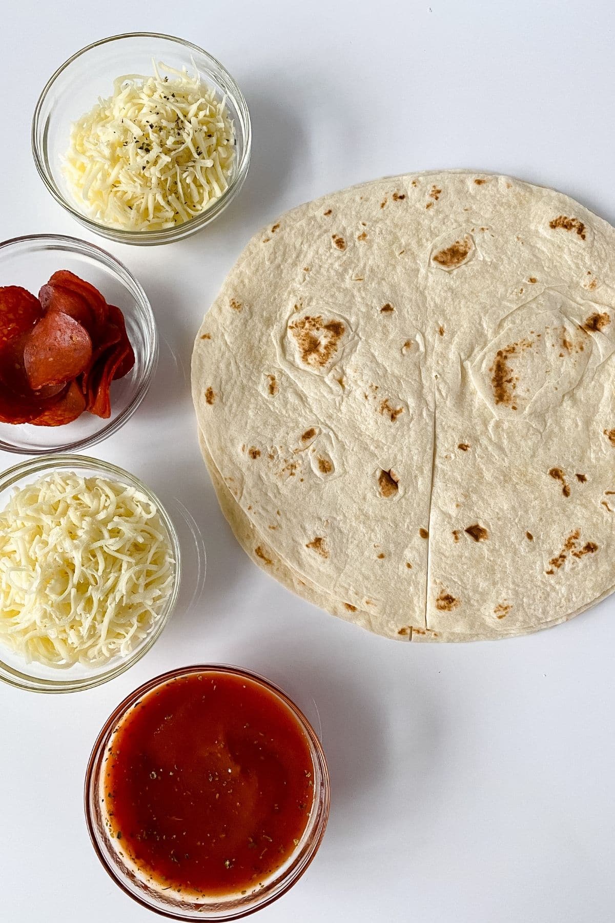 Folded TikTok Pizza sandwich idea from Scrambled Chefs