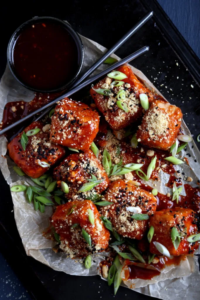 Weekly meal plan: Double-dredged tofu with gochugang sauce at Olives for Dinner