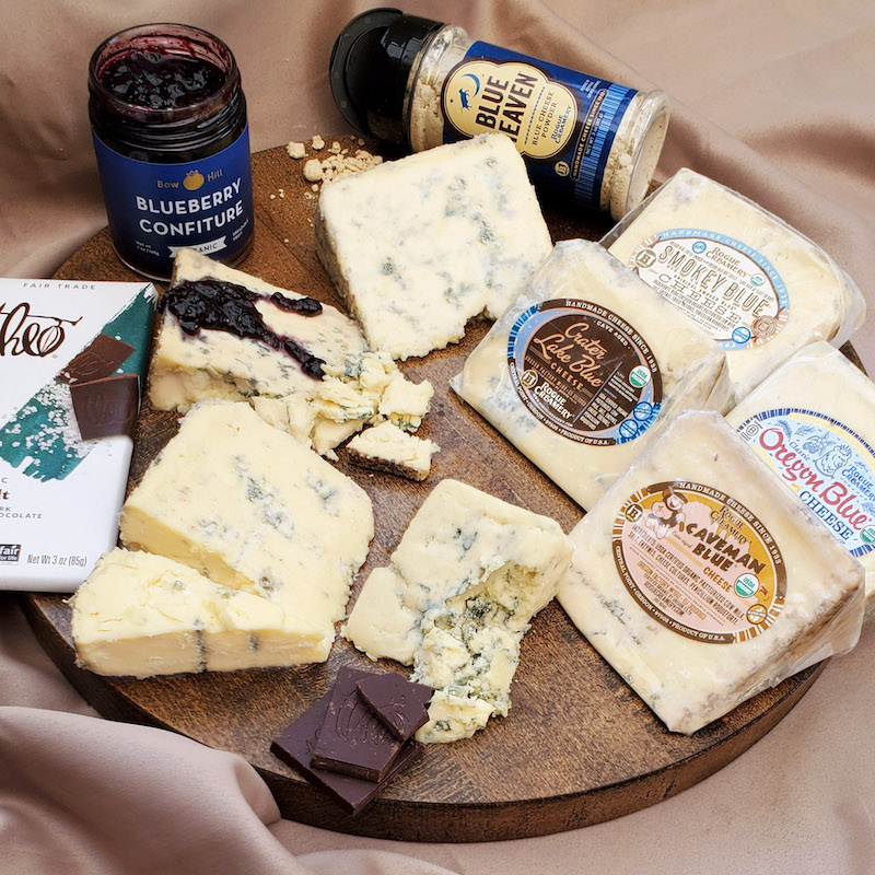 Aphrodisiac Valentine's food gifts for a sexy night at home: A rich and creamy cheese board from Rogue Creamery