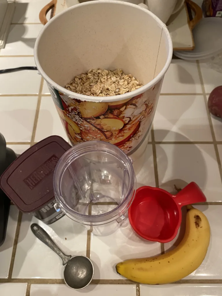 TikTok Baked Oats Ingredients