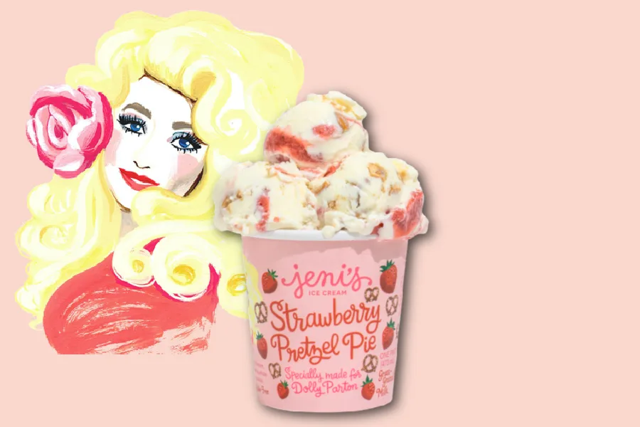 Dolly Parton and Jeni’s Ice Cream pair up! Amazing woman, amazing flavor, amazing story.