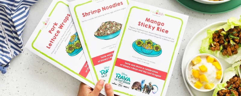 Watching the Raya and the Last Dragon premiere? Make this Asian-inspired menu at Raddish for dinner with the kids first! Watching the Raya and the Last Dragon premiere? Make this Asian-inspired menu at Raddish for dinner with the kids first!