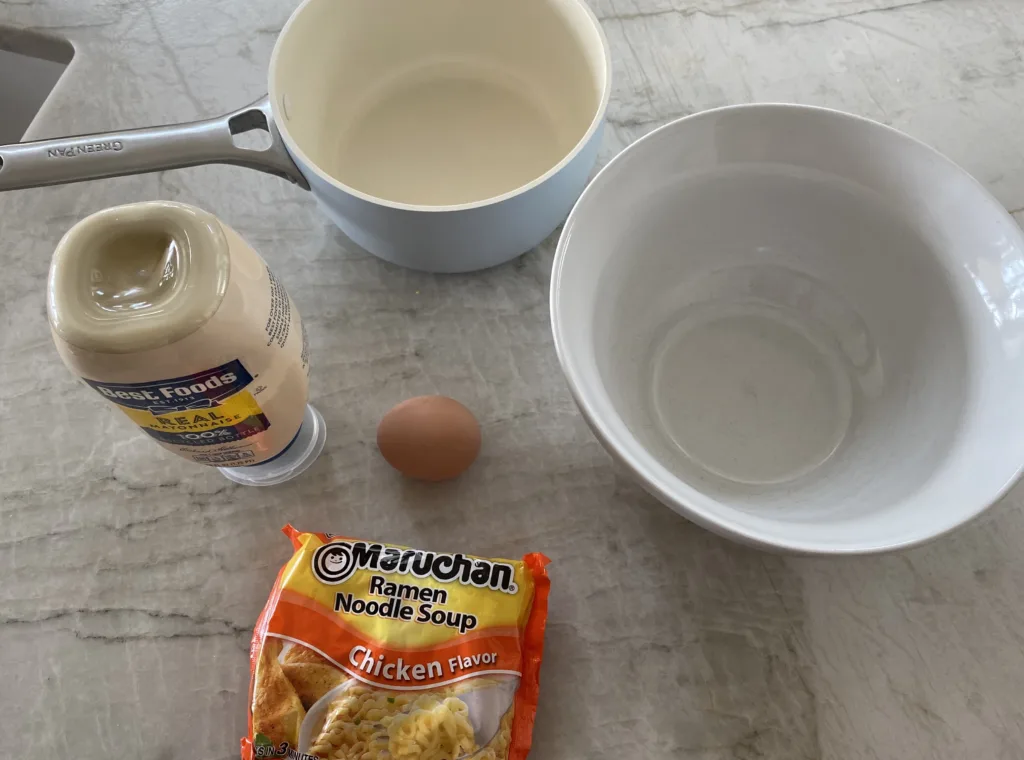 Ramen Hack Ingredients
