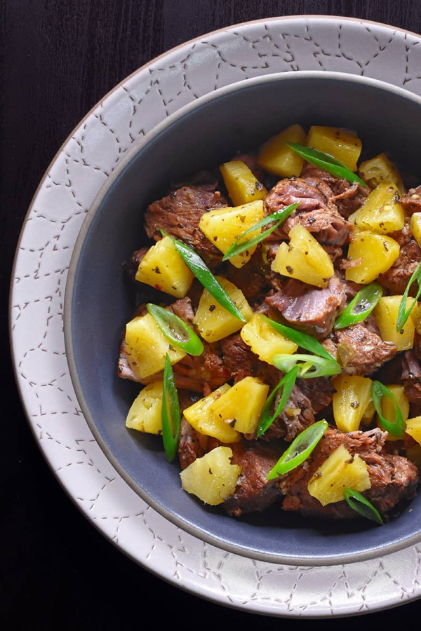 Spicy Pineapple Pork Recipe from Nom Nom Paleo