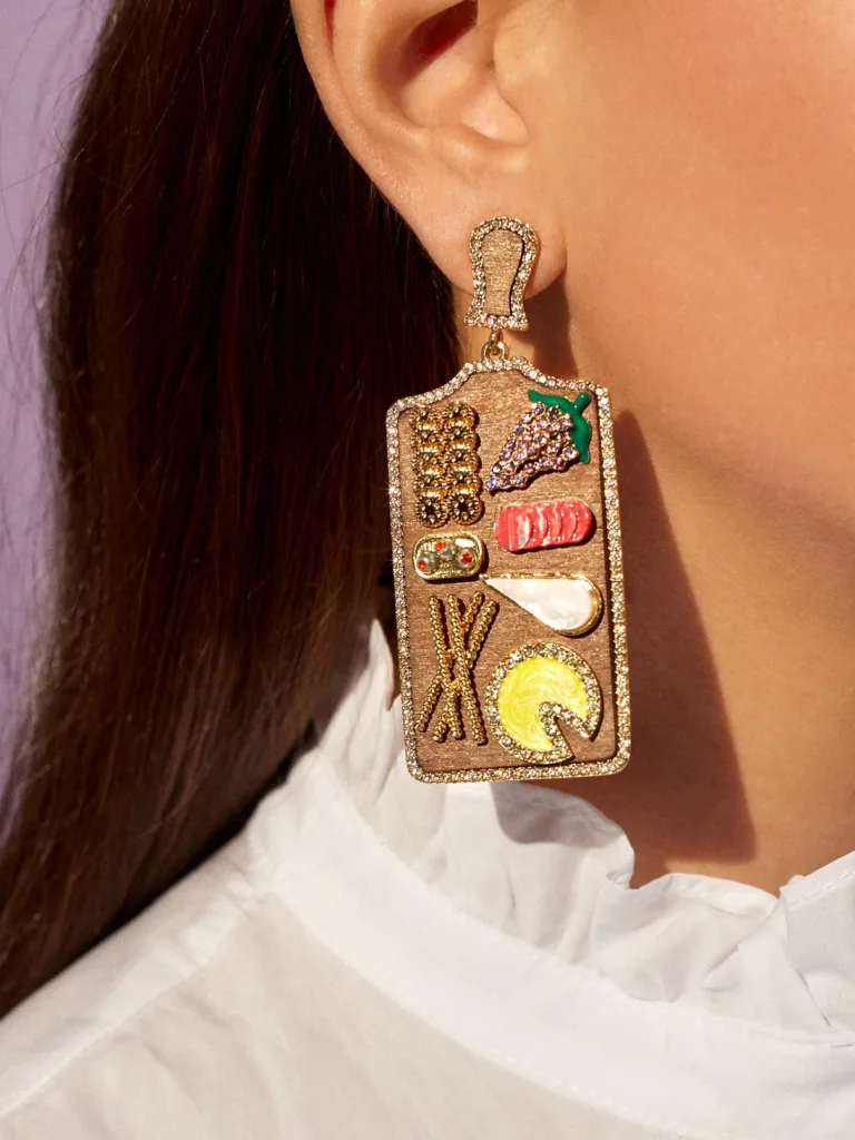 Charcuterie board earrings. Hilarious gift for a foodie! Charcuterie board earrings. Hilarious gift for a foodie!