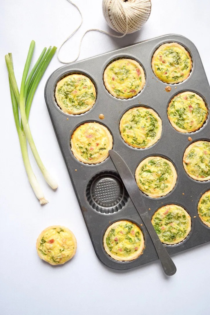 Easy spring appetizers for dinner at home: Mini quiches at Wellness for Womanhood. We could eat these for every meal. Easy spring appetizers for dinner at home: Mini quiches at Wellness for Womanhood. We could eat these for every meal.