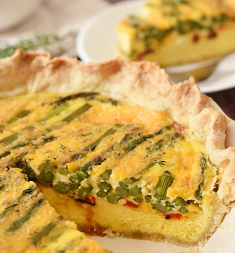 Asparagus Quiche from Elke Living Asparagus Quiche from Elke Living