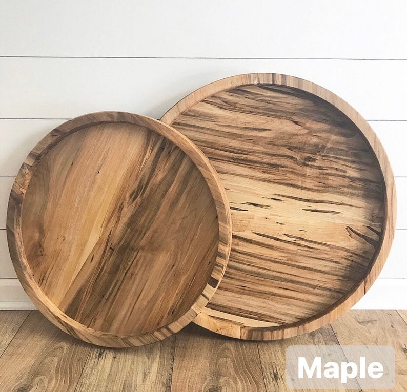 My absolute favorite round Charcuterie Board from RusticHut on Etsy. I use it all the time!