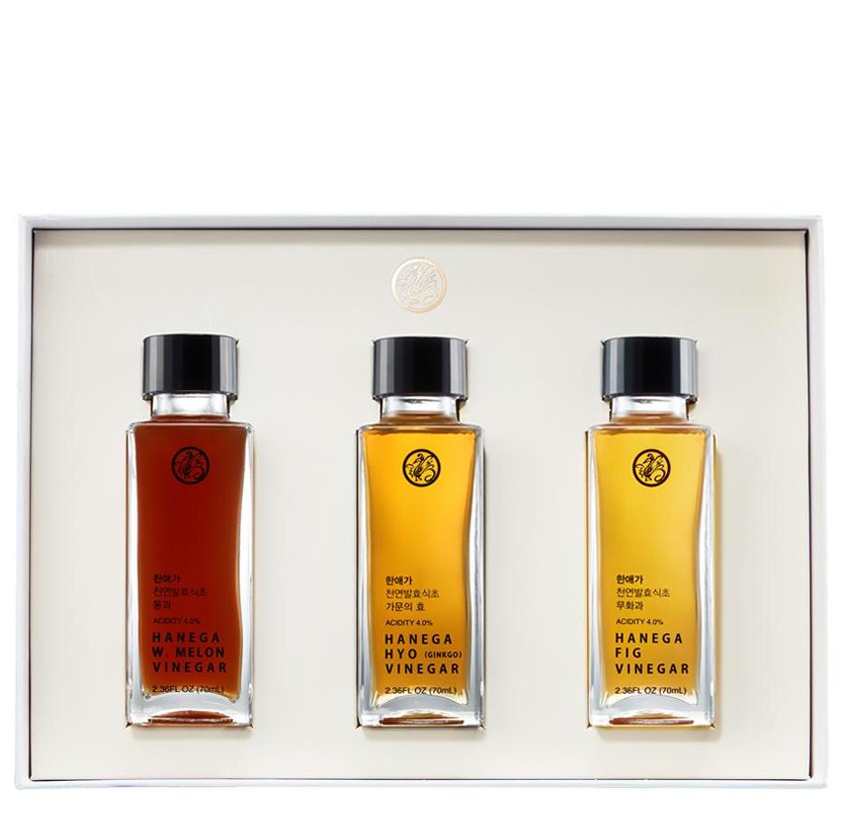 Hanega gift set of gourmet vinegars: Food and kitchen gifts supporting AAPI-owned companies Hanega gift set of gourmet vinegars: Food and kitchen gifts supporting AAPI-owned companies
