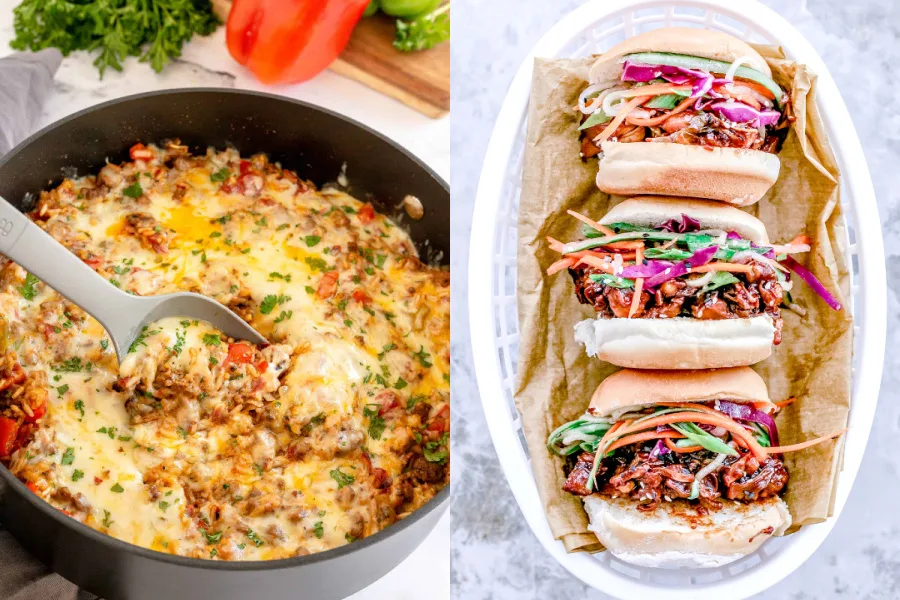 Easy, family friendly dinners for busy nights | 2021 Meal plan ideas #36