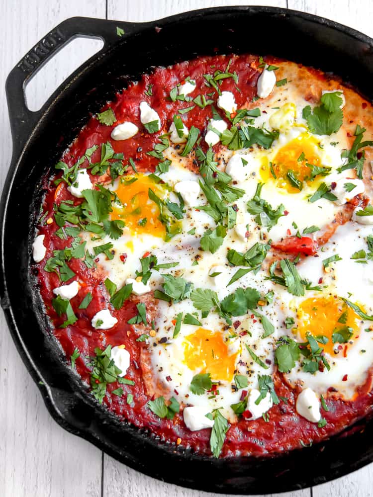 Delicious Meals in a Cast Iron Skillet: Shakshuka from GirlWithTheIronCast