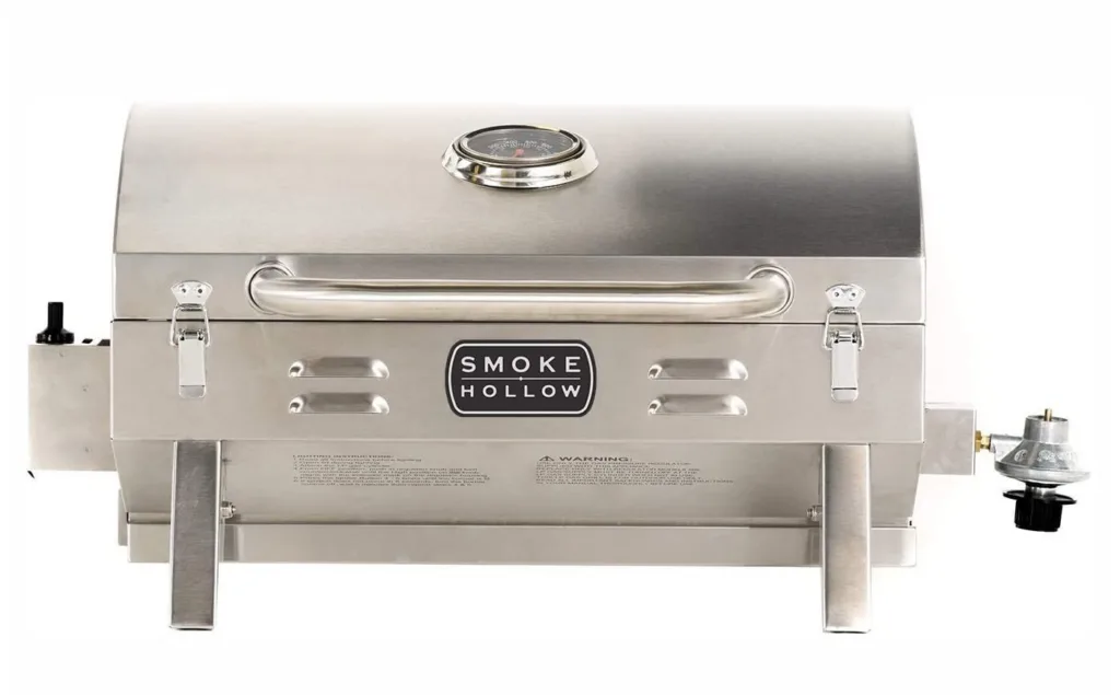 Meal plan ideas: A portable gas grill can be a smart choice in small spaces.