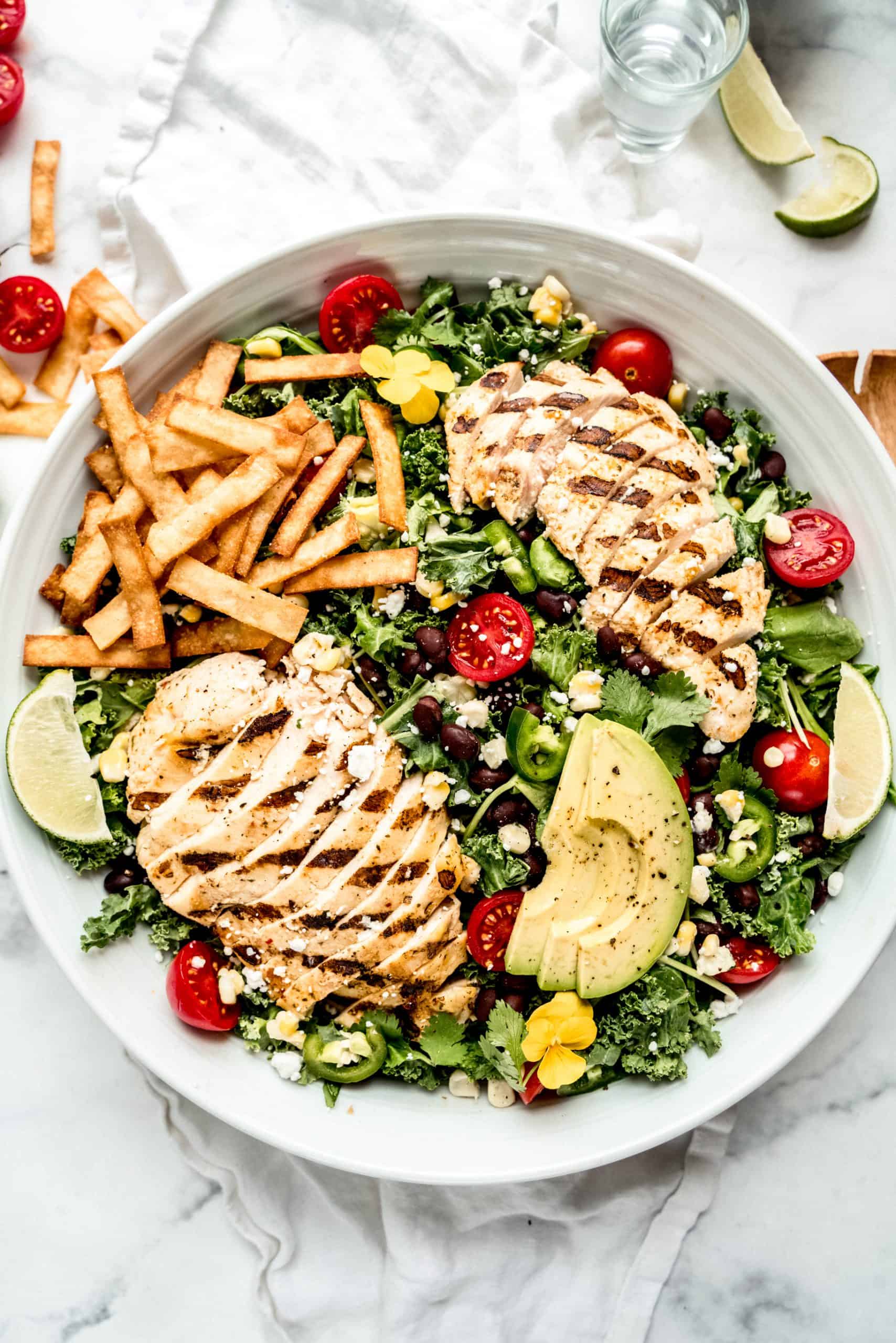 Meal plan ideas: Grilled chicken salad at Windy City Dinner Fairy
