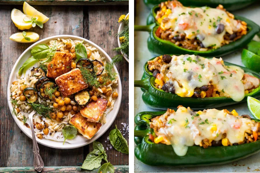 5 fantastic dinners featuring summer vegetables  | Weekly Meal Plan
