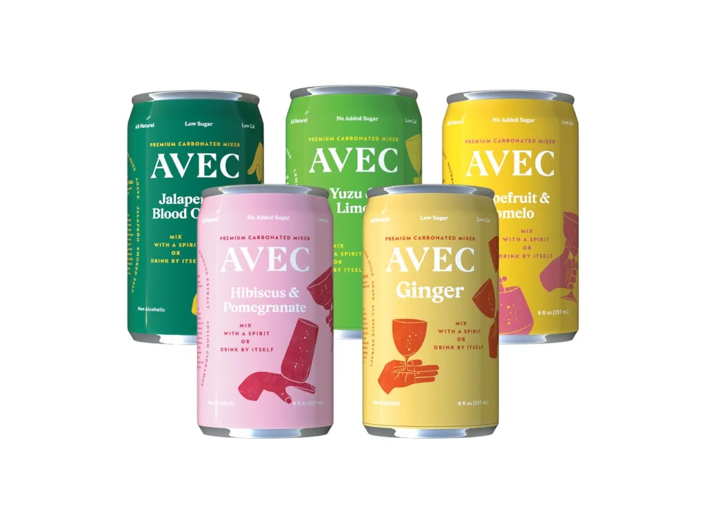 Non-alcoholic canned cocktails: Avec
