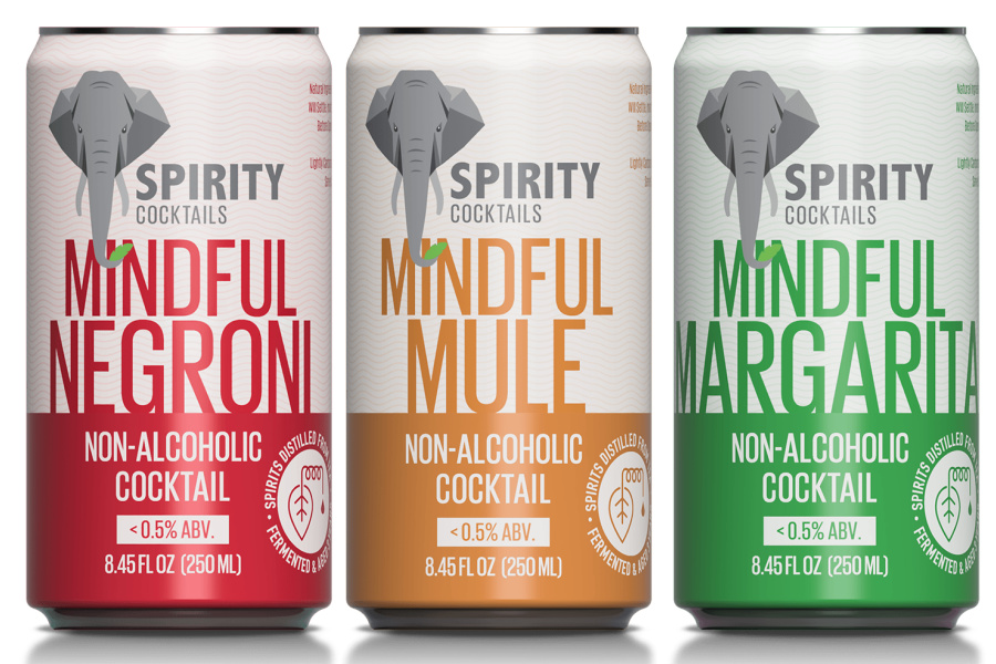 Non-alcoholic canned cocktails: Spirity Cocktails