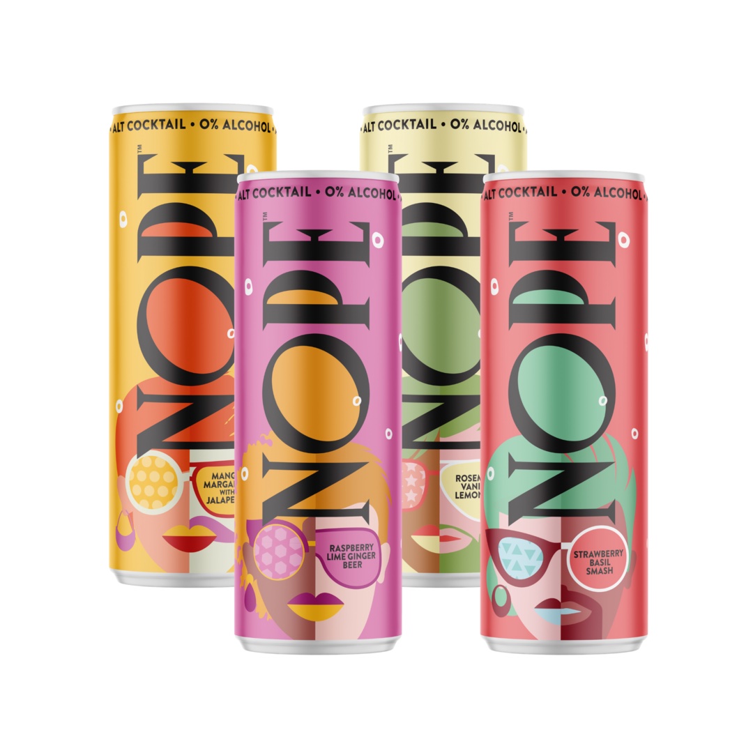 Non-alcoholic canned cocktails: NOPE