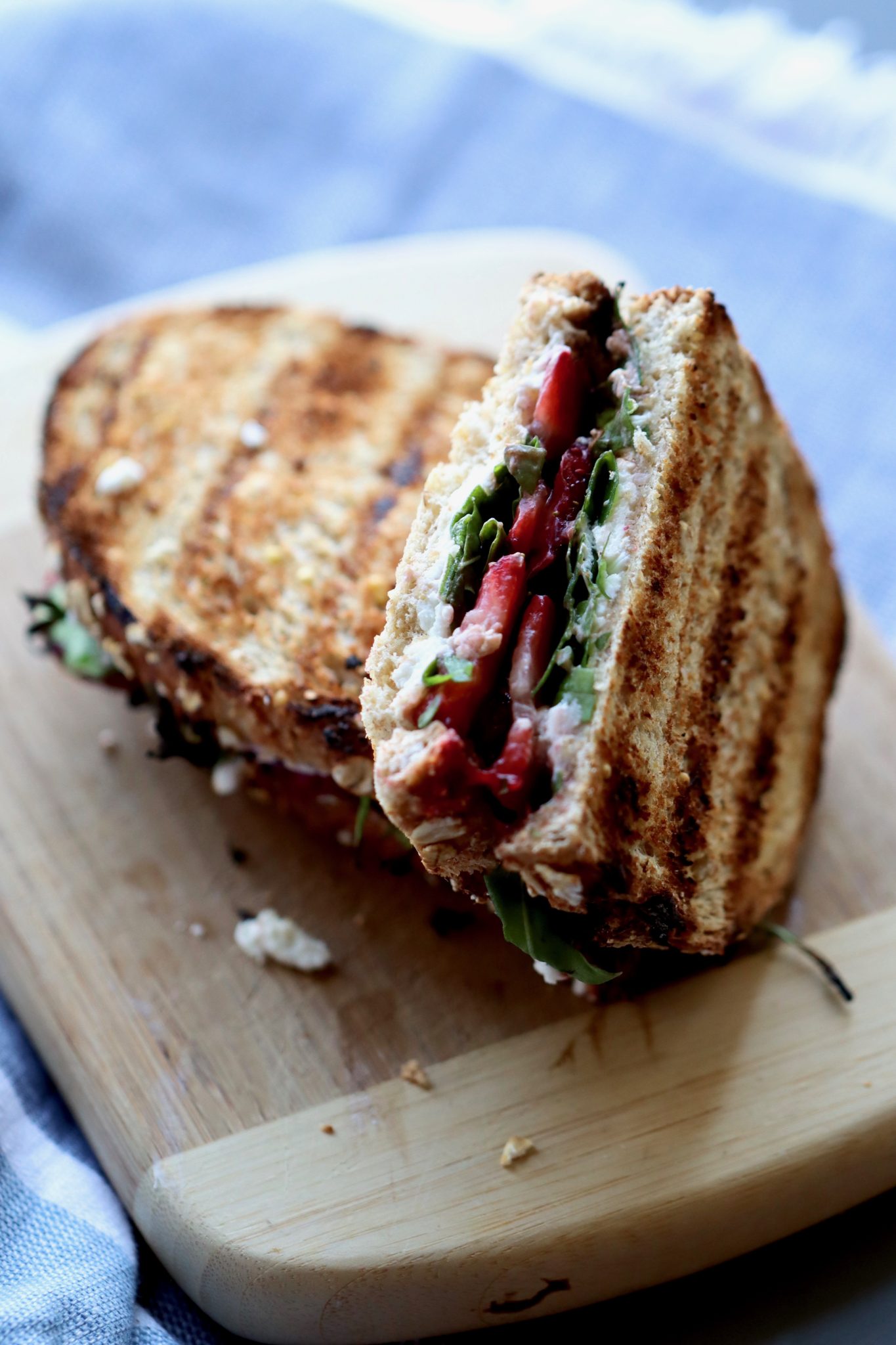 Meal plan ideas: Strawberry and Goat Cheese Paninis at Cait's Plate