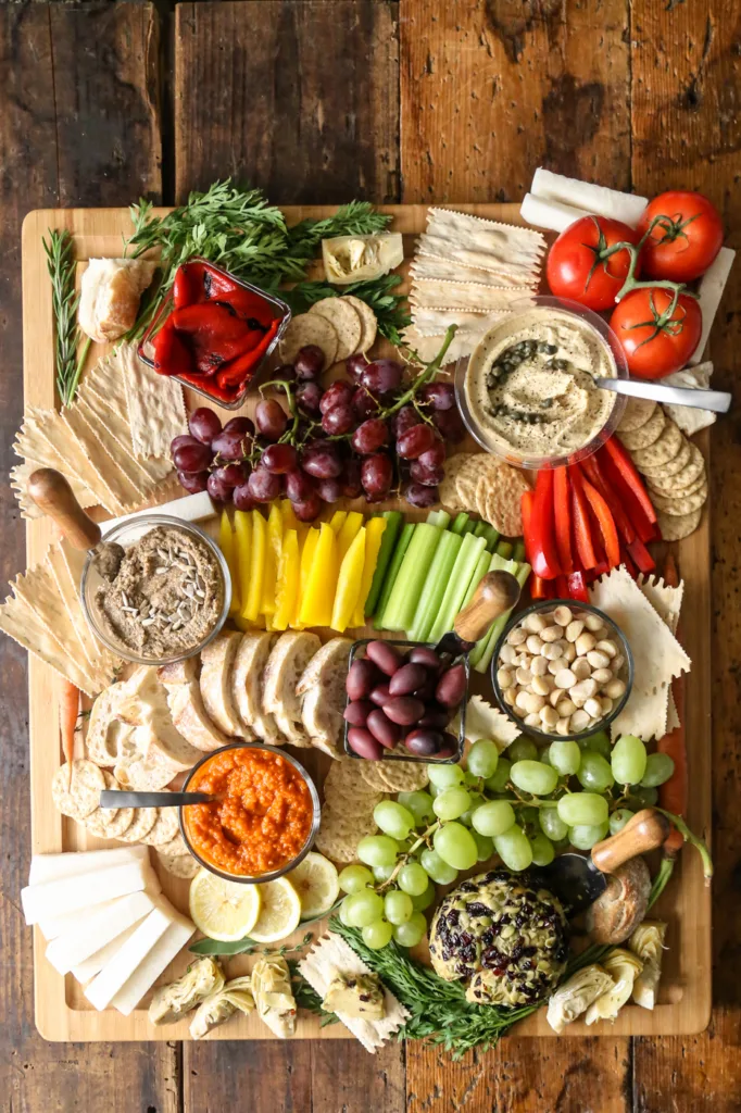 Use the vegan ideas from The Plant Philosophy to create a charcuterie-style school lunch for vegans Use the vegan ideas from The Plant Philosophy to create a charcuterie-style school lunch for vegans