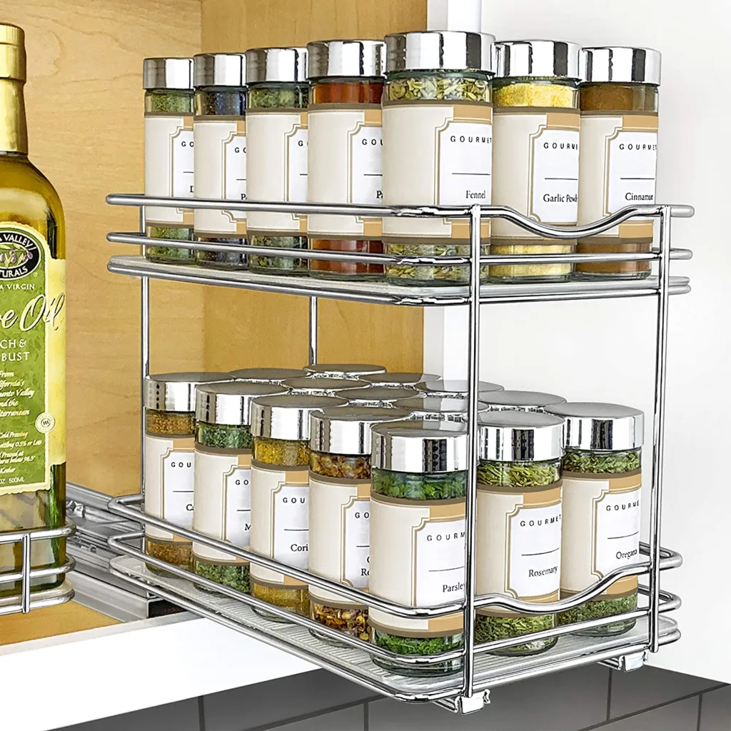 5 kitchen organization tips for those of us who spent a lot of time at home this past year: Reconfigure your spices
