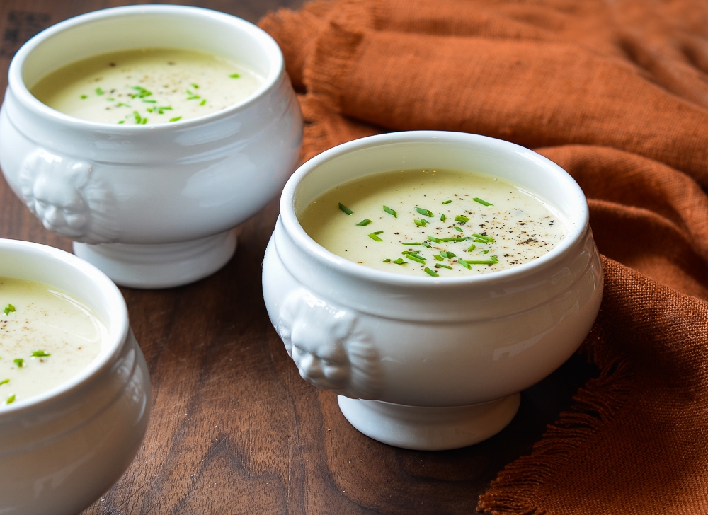 Weekly Meal Plan Ideas: Potato Leek Soup from Once Upon A Chef