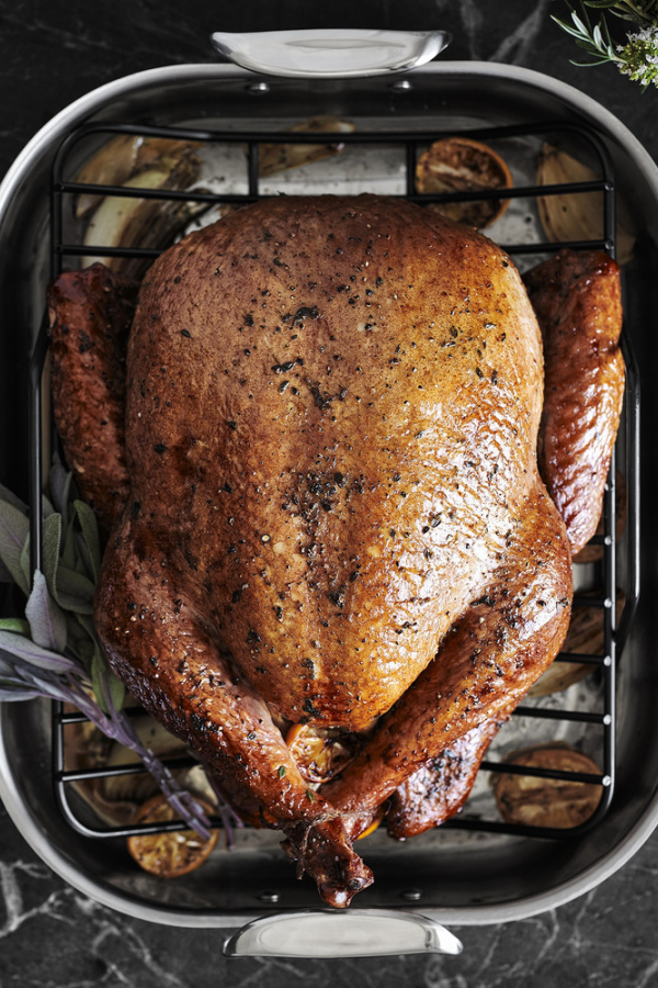 HIGHLY recommend for all fall and winter cooking plus Thanksgiving: All-Clad Stainless roasting pan