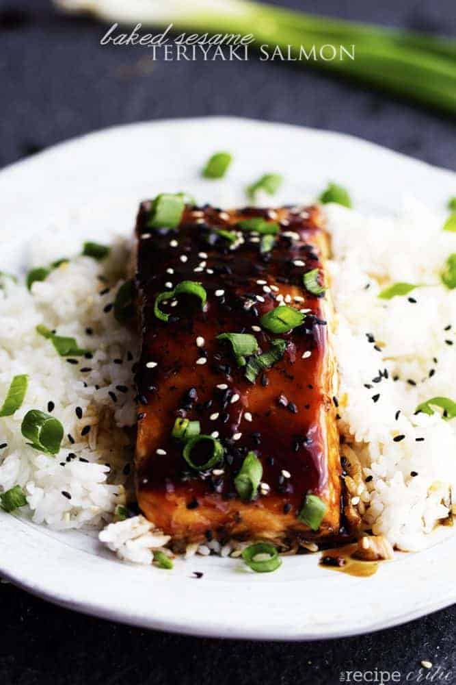 6 flex sauces that can do double-duty for meat lovers and vegetarians: Sesame Salmon | The Recipe Critic