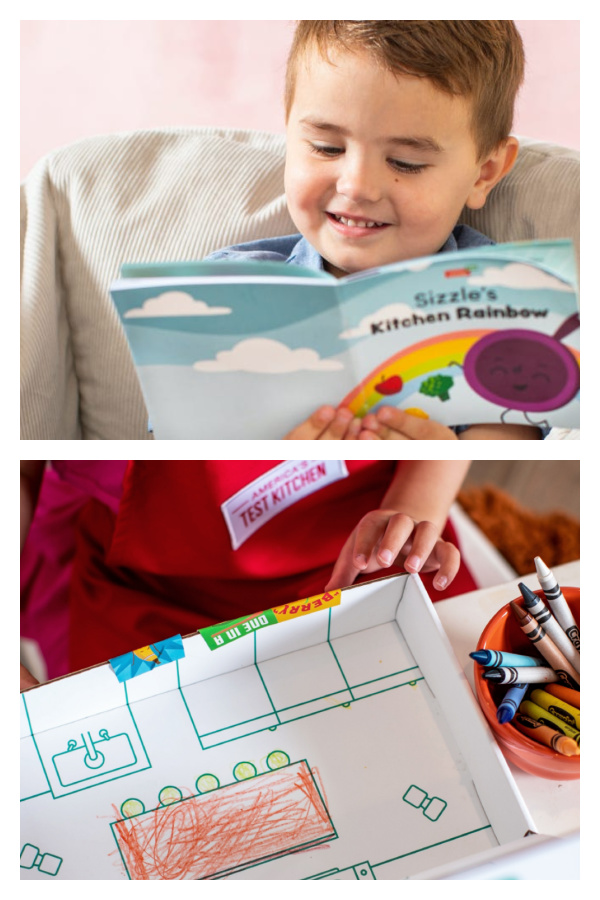 Cool holiday gift idea for kids: Preschool Chef's Club food subscription box 