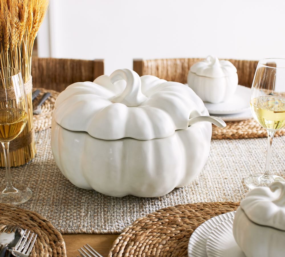 Pumpkin Shaped Tureen from Pottery Barne