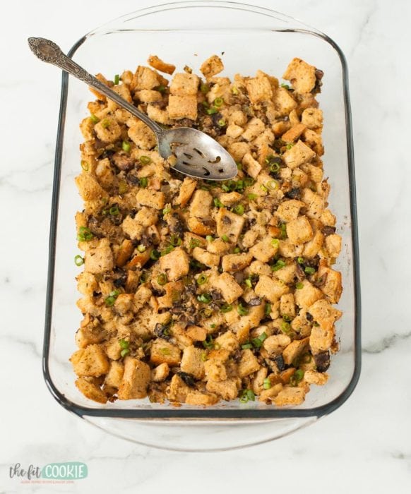 Avoid major food allergens with this homemade stuffing recipe from The Fit Cookie Avoid major food allergens with this homemade stuffing recipe from The Fit Cookie