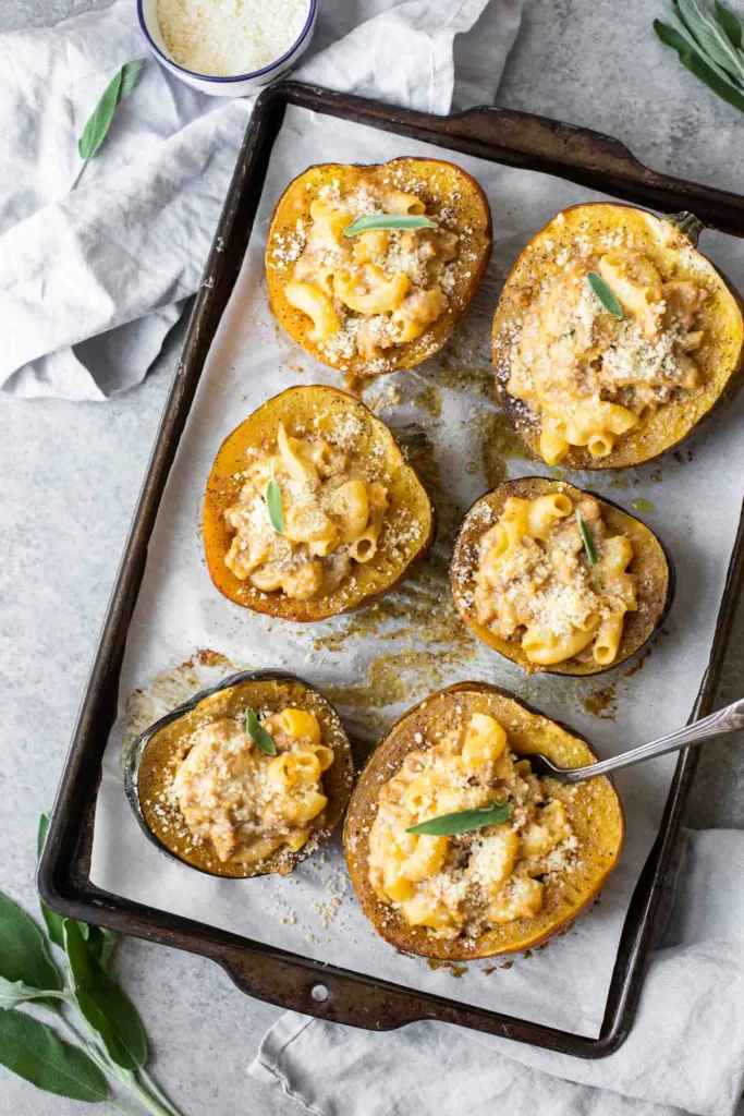 Weekly Meal Plan Ideas 44: Mac and Cheese Stuffed Acorn Squash from Jar of Lemons Weekly Meal Plan Ideas 44: Mac and Cheese Stuffed Acorn Squash from Jar of Lemons