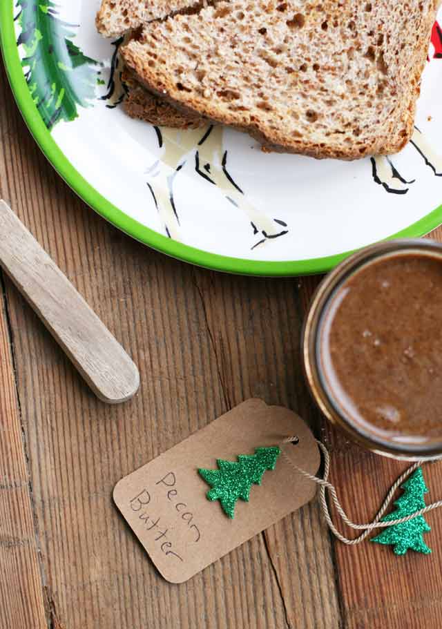 Homemade nut butters in a mason jar from Cheap Recipe Blog