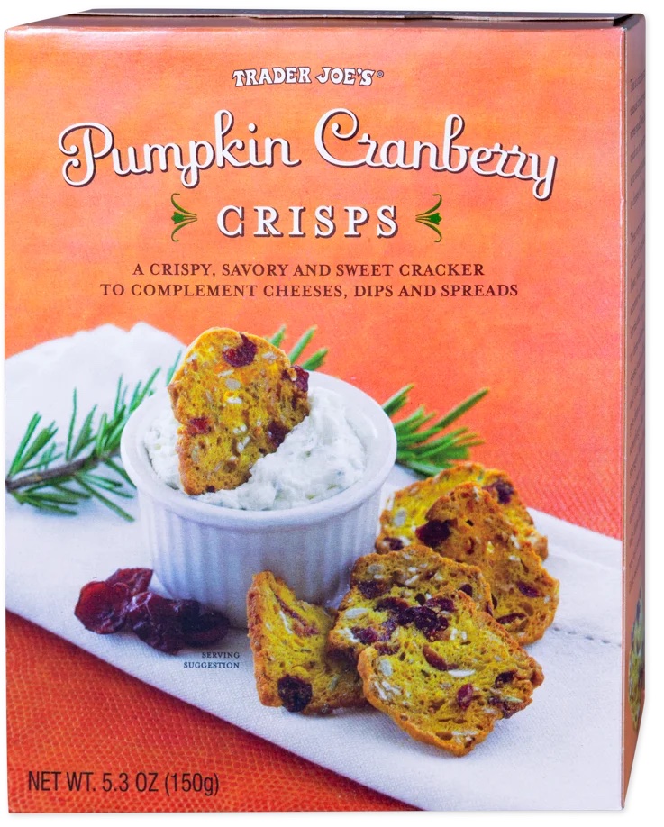 Pumpkin Cranberry Crisps from Trader Joe's