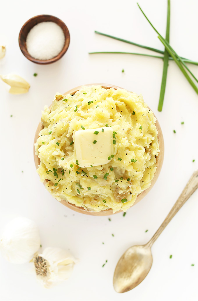 These allergy-free mashed potatoes from Minimalist Baker will be a delicious side dish for Thanksgiving These allergy-free mashed potatoes from Minimalist Baker will be a delicious side dish for Thanksgiving