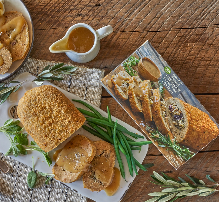 Trader Joe's Turkey-Less Stuffed Roast is perfect for people with food allergies Trader Joe's Turkey-Less Stuffed Roast is perfect for people with food allergies