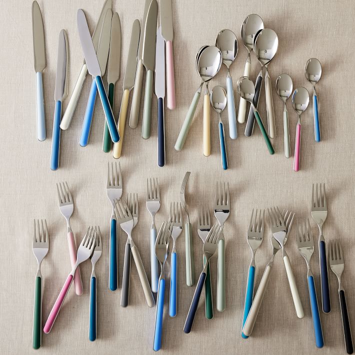 Upgrade your mealtime with this gorgeous kitchenware: Fantasia flatware set from West Elm